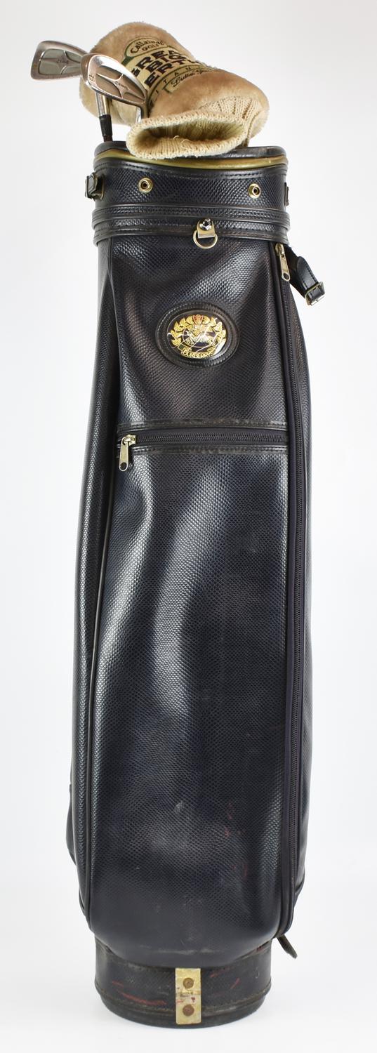 Burberry GOLF BAG DESCRIPTION: Vintage leather golf bag, likely from the...