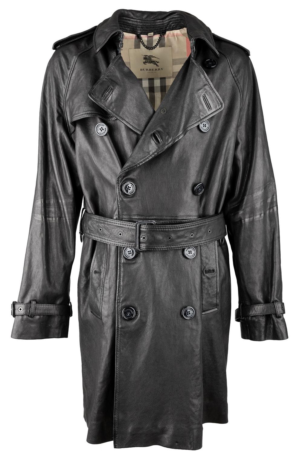 Burberry LAMBSKIN LEATHER TRENCH COAT DESCRIPTION: This Burberry trench coat...