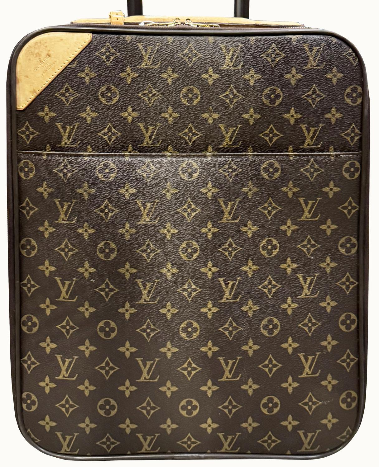 Louis Vuitton PEGASE 50 DESCRIPTION: Pegase suitcase in monogram canvas,...