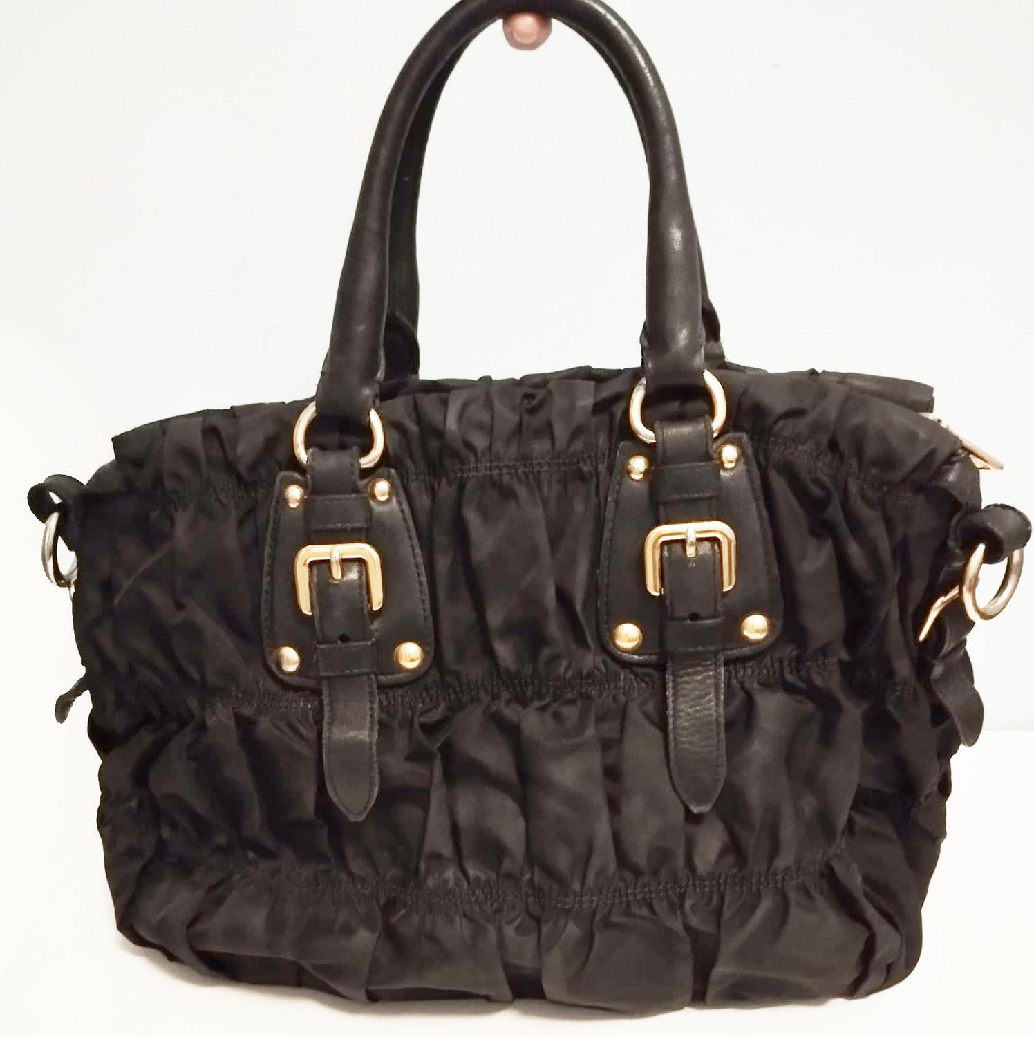 Prada SHOPPER BAG DESCRIPTION: Shopper bag in iconic textured technical...