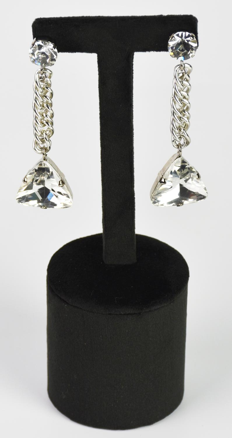 Christopher Kane EARRINGS DESCRIPTION: Dangling metal earrings with...