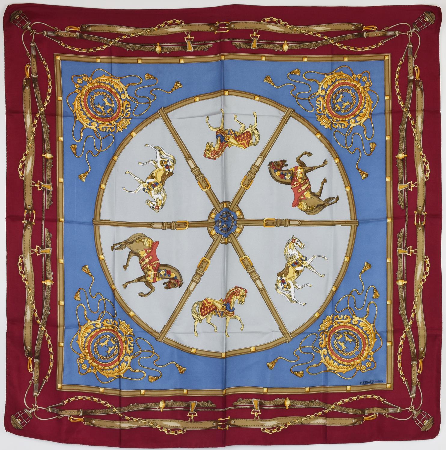 Hermes SILK SCARF DESCRIPTION: Silk scarf. Cm 87,00x87,00. Made in Italy....