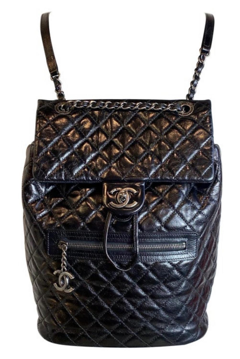 Chanel MOUNTAIN BACKPACK DESCRIPTION: Chanel Mountain backpack. In black...