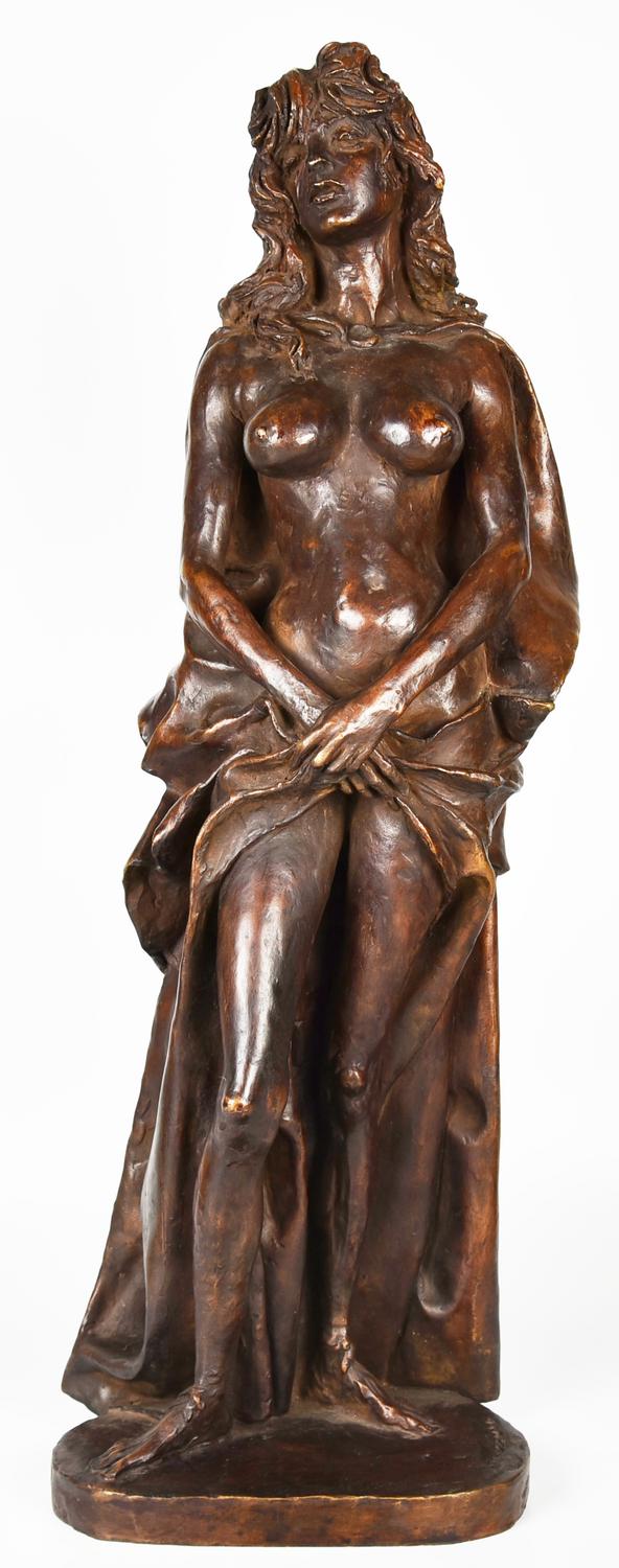 Francesco Messina (1900 - 1995) SIMONETTA, 1956-90 bronzo, cm 76x28x18 firma...