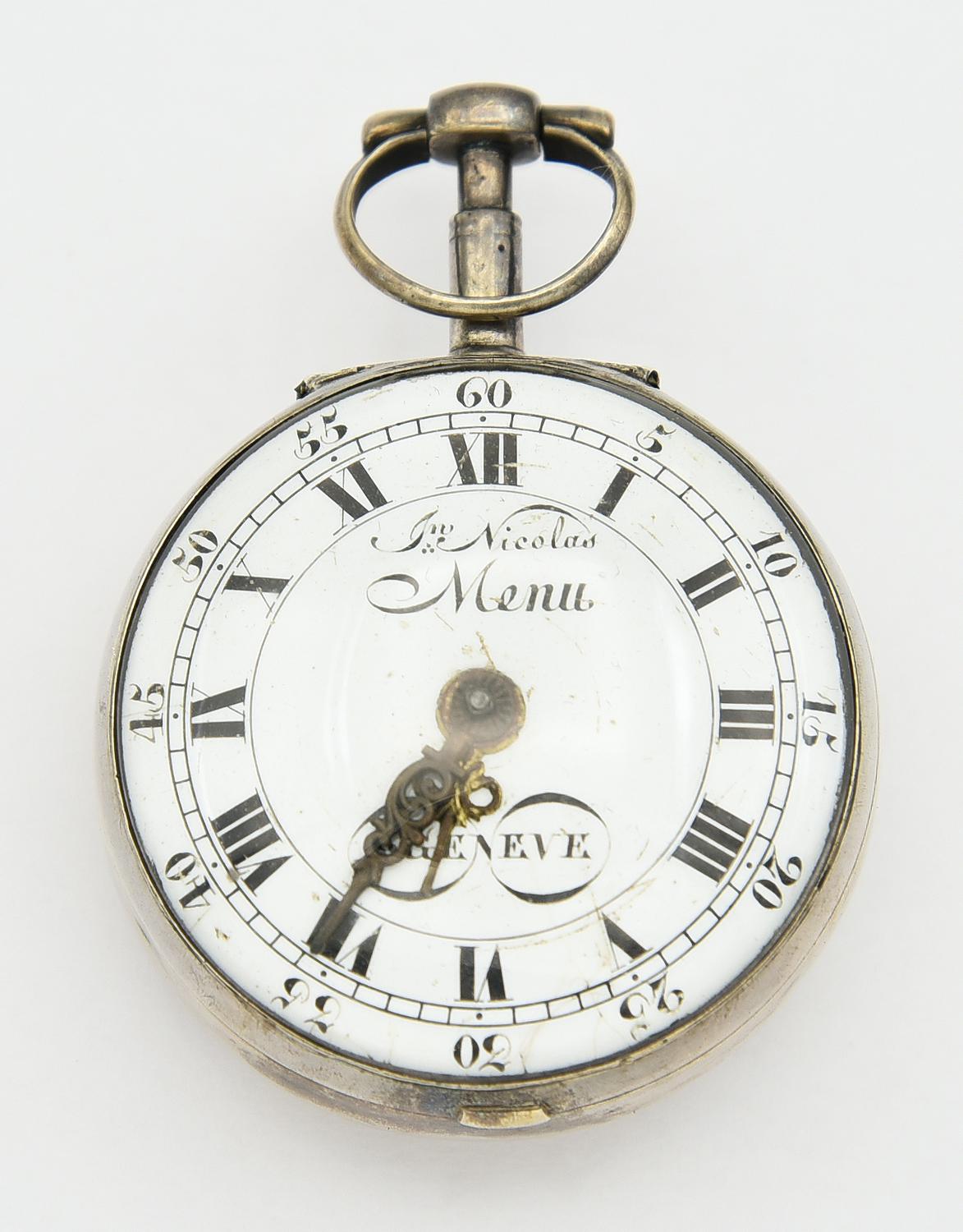 Oignon, Geneve, 1720-1730, argento CASSA: testato argento; numero di cassa...