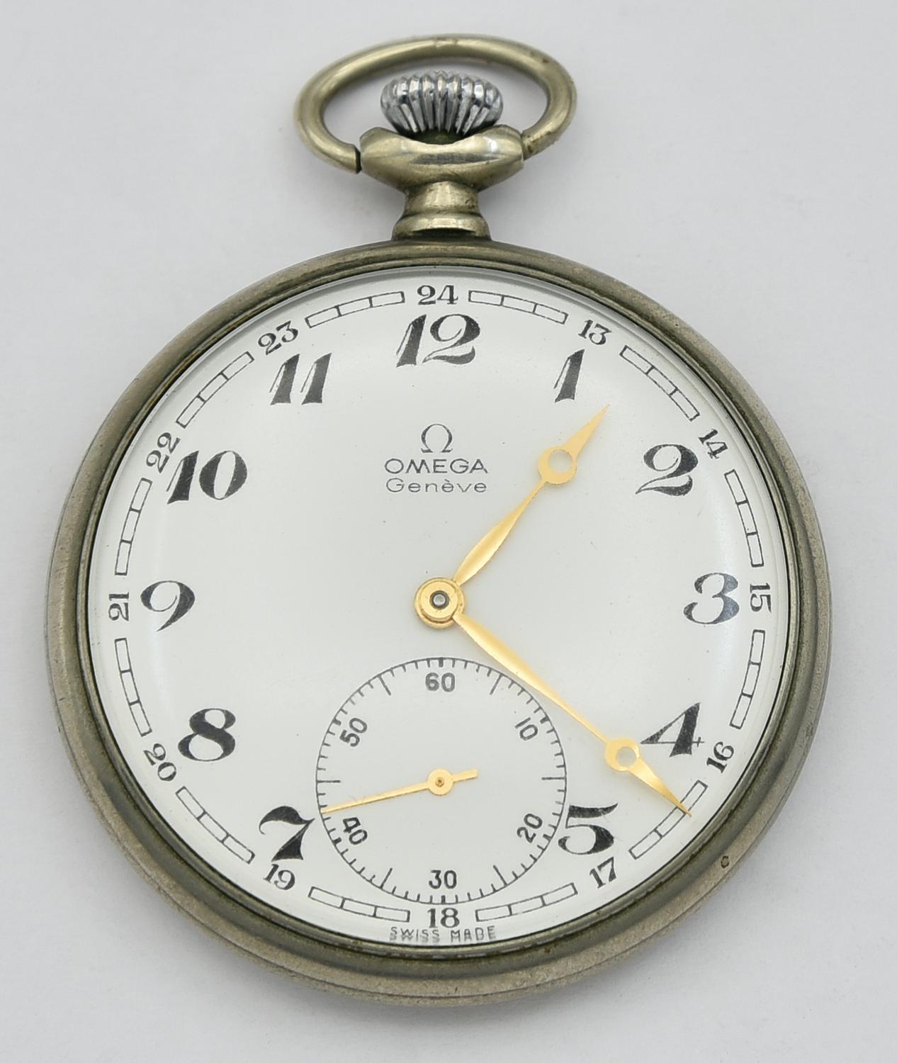 Orologio da tasca Omega, primi 900 CASSA: in metallo;numero di cassa e...