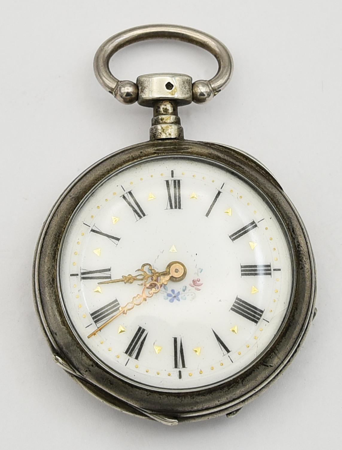 Orologio da tasca Le Coultre & Co, Francia, primi 900, argento 800/1000...