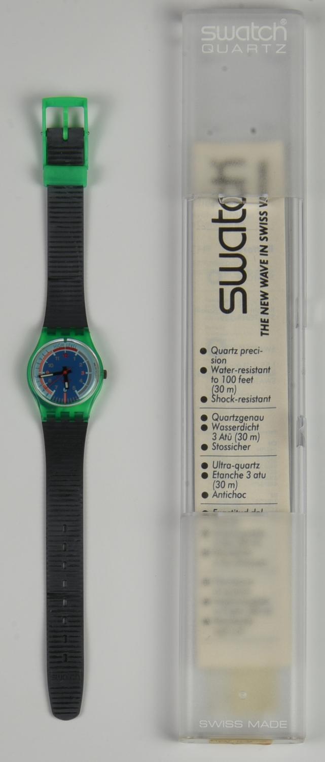 SWATCH ARTICA, 1989 mod. MINT ICICLE, cod. LG105 anno 1989 Completo di...
