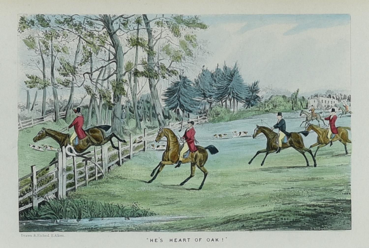"HE'S HEART OF OAK!", Londra 1880 circa incisione all'acquatinta con...