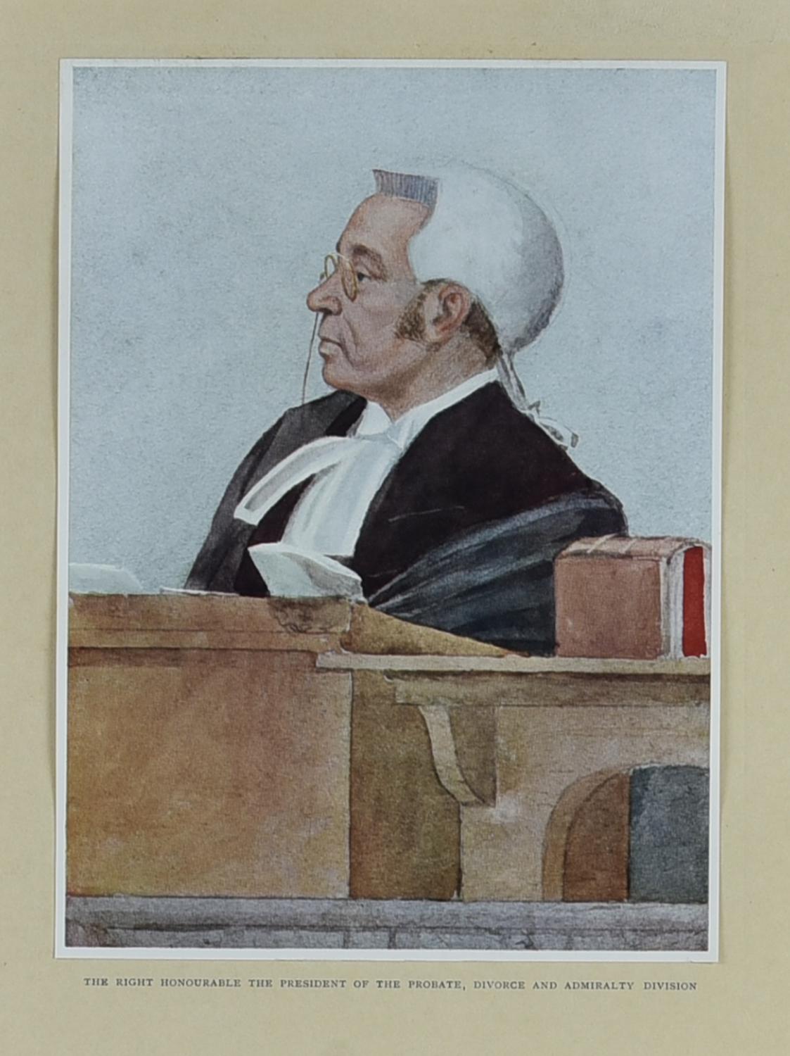 THE RIGHT HONOURABLE THE PRESIDENT OF THE PROBATE; DIVORCE AND ADMIRALTY...