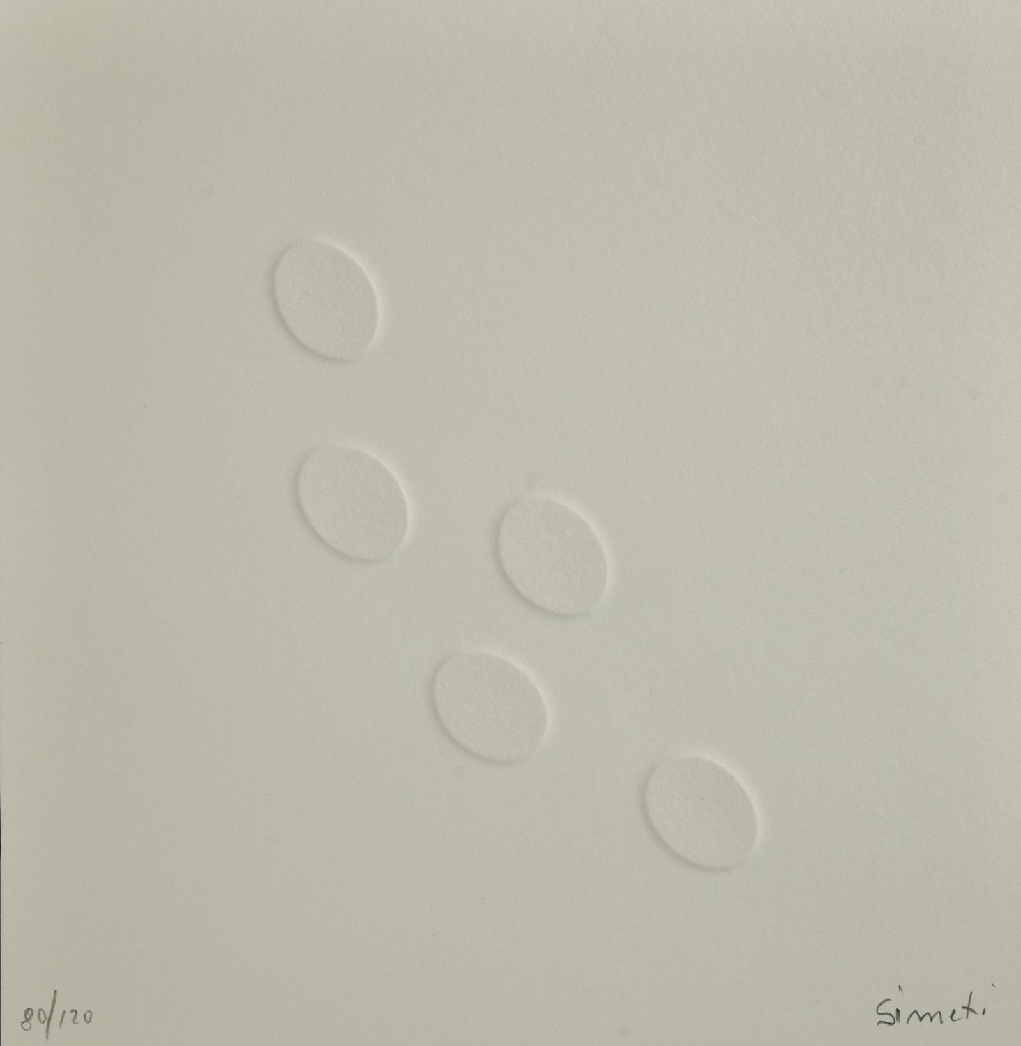 Turi Simeti (1929 - 2021) TURI SIMETI: OPERE RECENTI, 2007 estroflessione su...