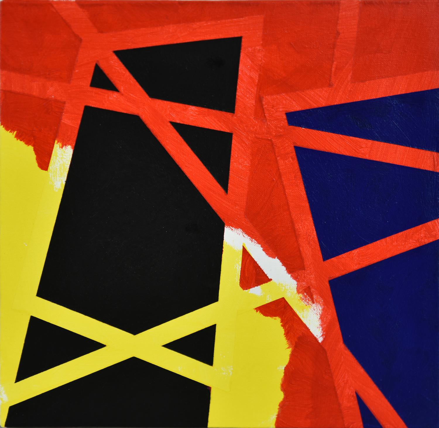 Nicola Carrino (1932 - 2018) DECOSTRUTTIVO GIALLO ROSSO NERO BLU, 2007...