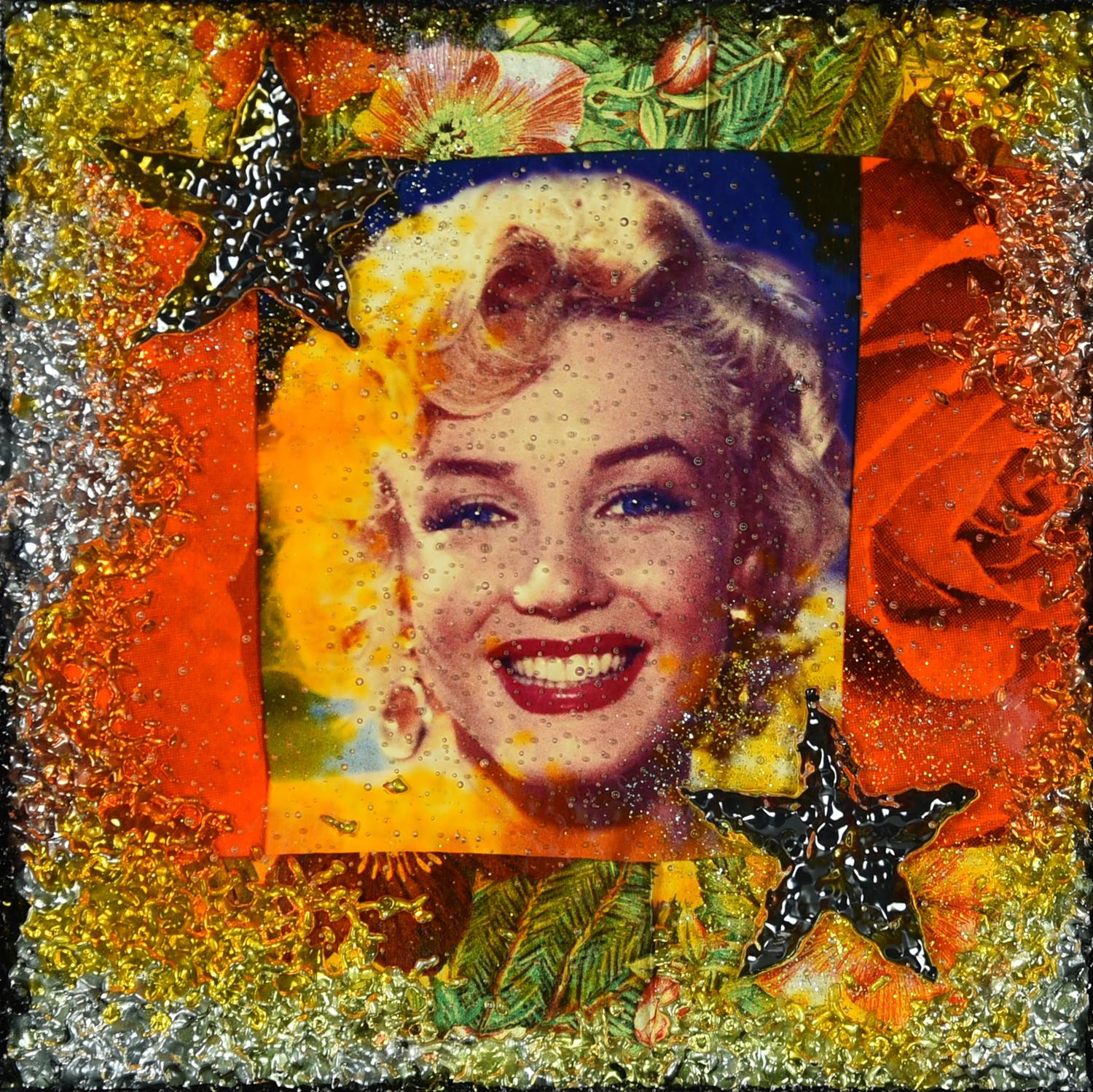 Omar Ronda (1947 - 2017) MARILYN FROZEN, 2014 materie plastiche, cm 20x20...