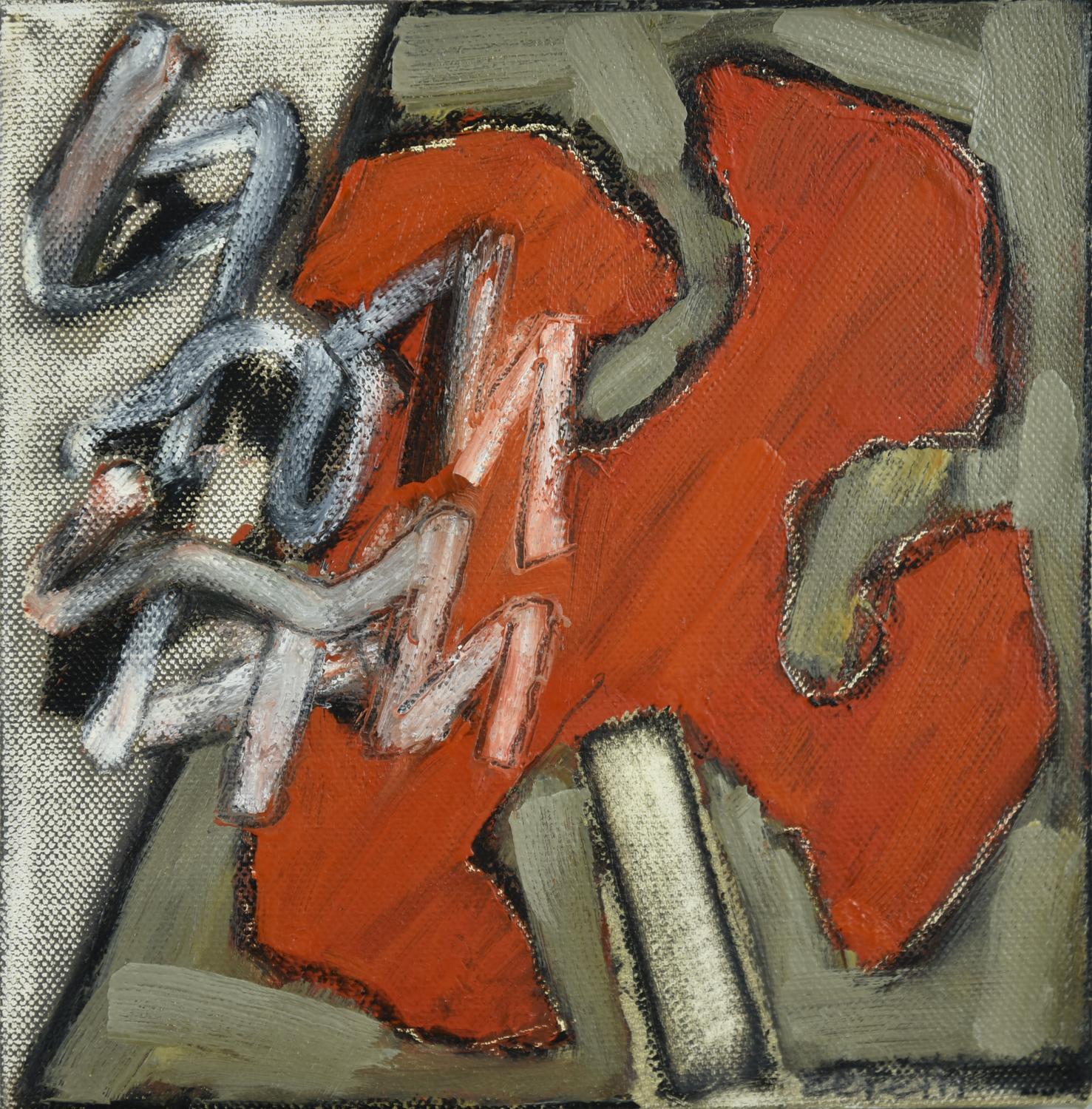 Mino Ceretti (1930) STACCO, 2008 olio su tela, cm 20x20 firma sul retro:...