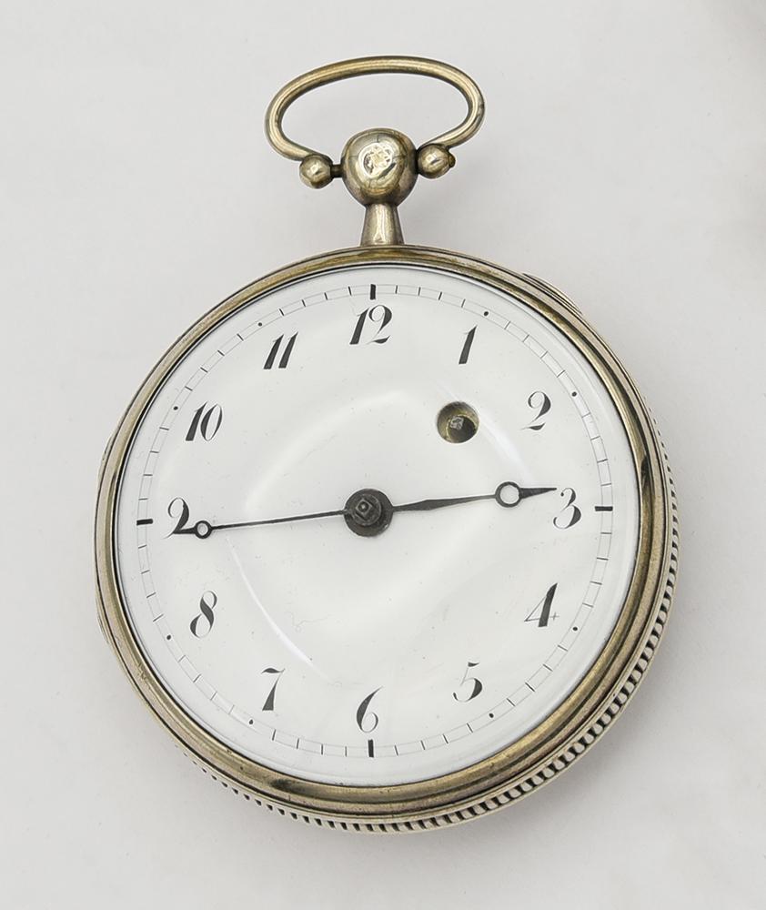 Orologio da tasca, Francia, primi 800, argento CASSA: testata argento; numero...
