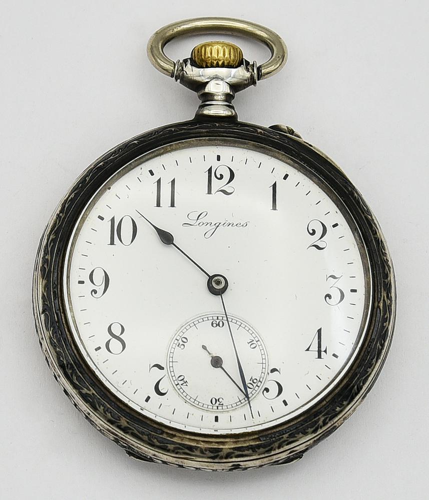 OROLOGIO DA TASCA IN ARGENTO, LONGINES GRAN PRIX PARIS REF. 1533247, PRIMI...