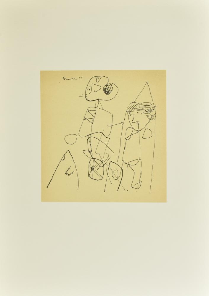 D'apres Corneille GIOCHI NELLA CITTA', 1983 litografia su carta, cm 52x37...