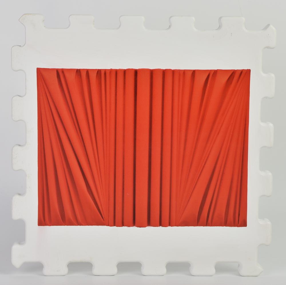 Umberto Mariani (1936) PIOMBO ROSSO stampa UV su FX high quality bianco, cm...