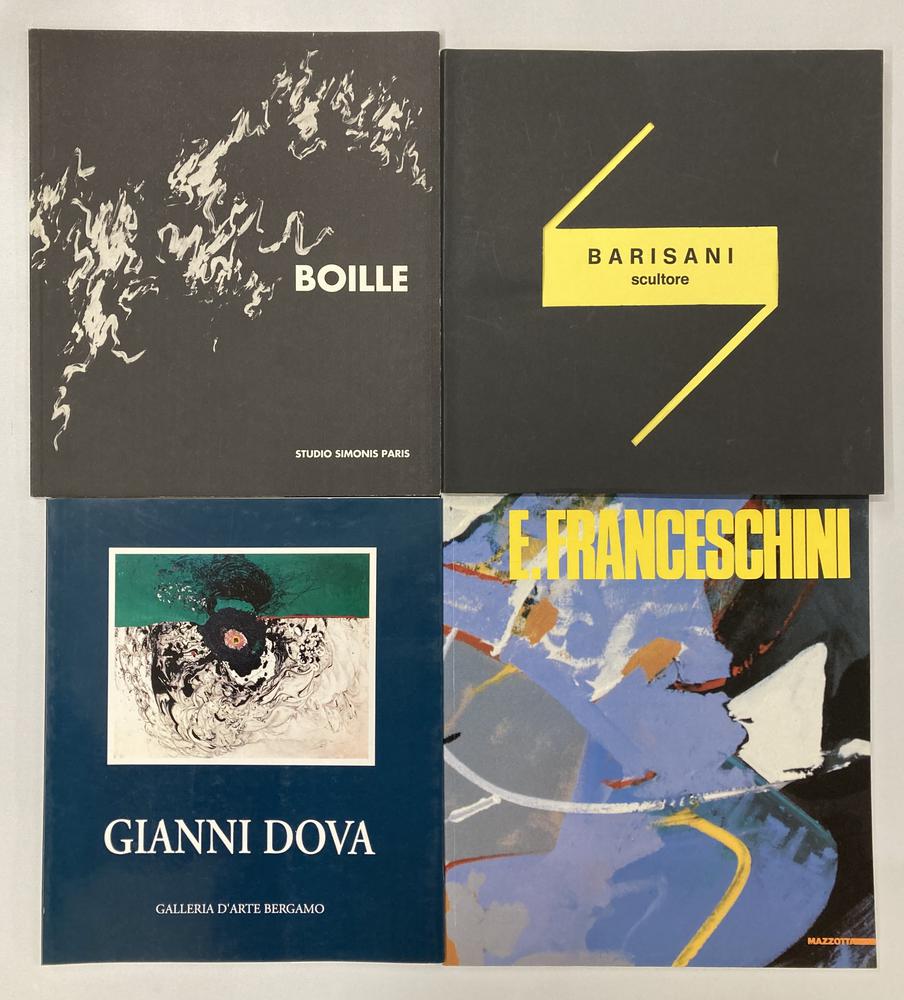 LOTTO DI 4 CATALOGHI - Renato Barisani 'Sculture 1950 -1990' testo Guido...
