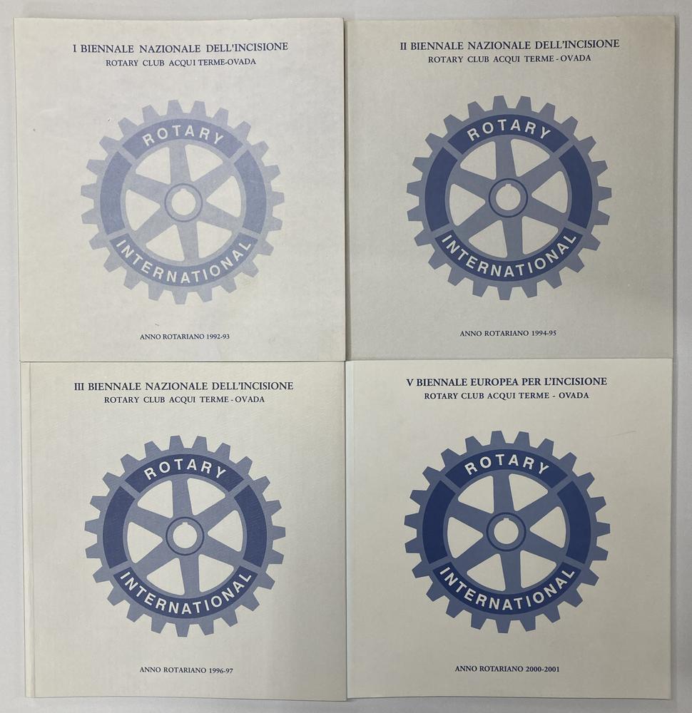 BIENNALE EUROPEA PER L'INCISIONE 4 Cataloghi delle edizioni 1992/93 - 1994/95...