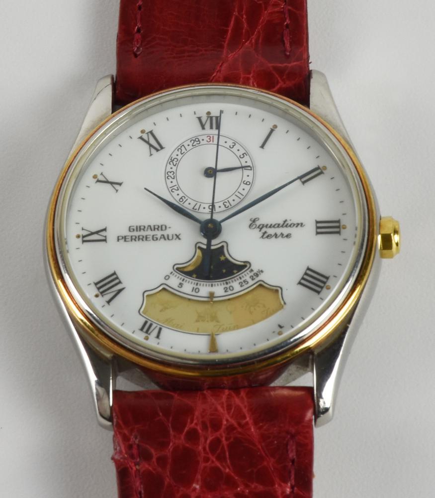 OROLOGIO GIRARD PERREGAUX EQUATION TERRE, REF. 4842, anni '90 CASSA: in...