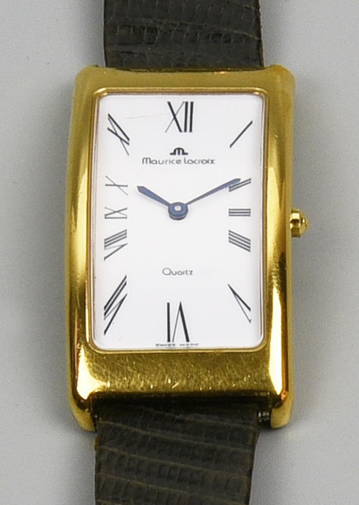OROLOGIO MAURICE LACROIX, REF. 47395, ANNI '90 CASSA: di forma rettangolare...