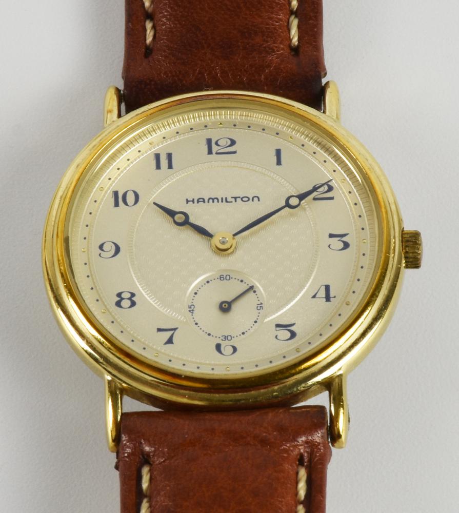 OROLOGIO HAMILTON REGISTERED EDITION, REF. 6210, anni '90 CASSA: in acciaio,...