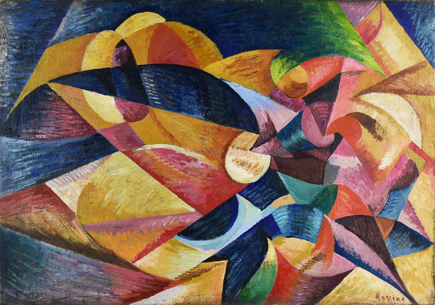 Vladimir Davidovich Baranoff Rossiné (1888 - 1944) COSTRUZIONE CROMATICA,...