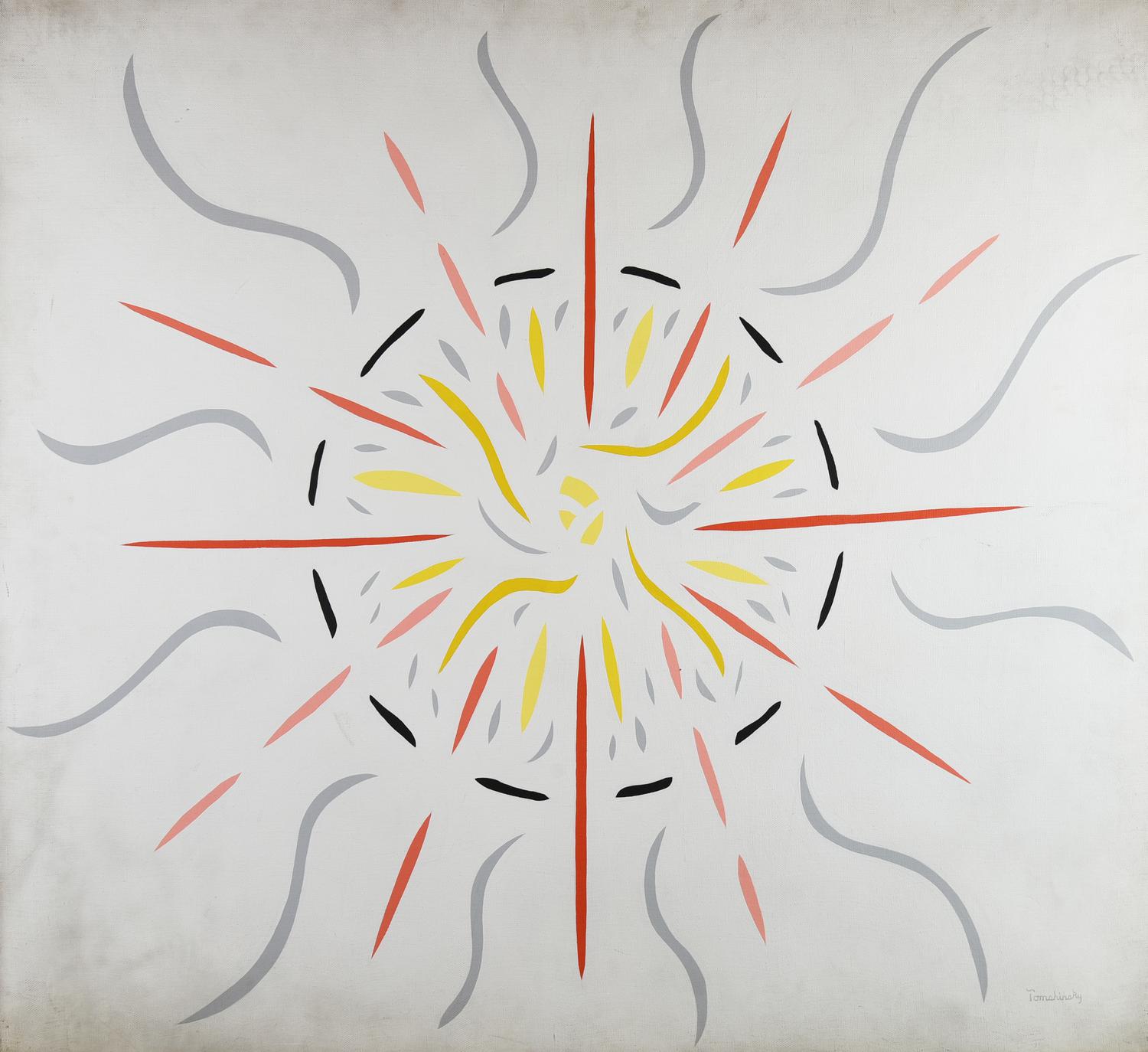 Stanley Tomshinsky (1935 - 2004) LIGHT PRINCIPLE, 1975 olio su tela, cm...