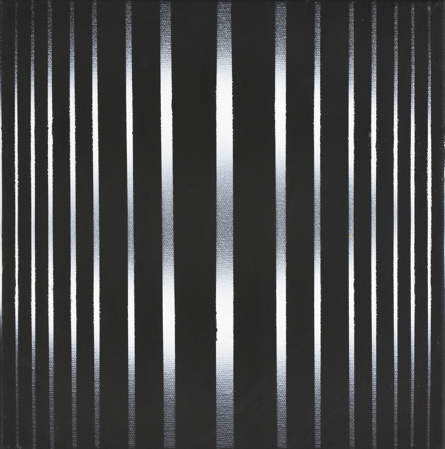 Ennio Finzi (1931 - 2024) ESPANSIONE, 1971 acrilico su tela, cm 30x30 sul...