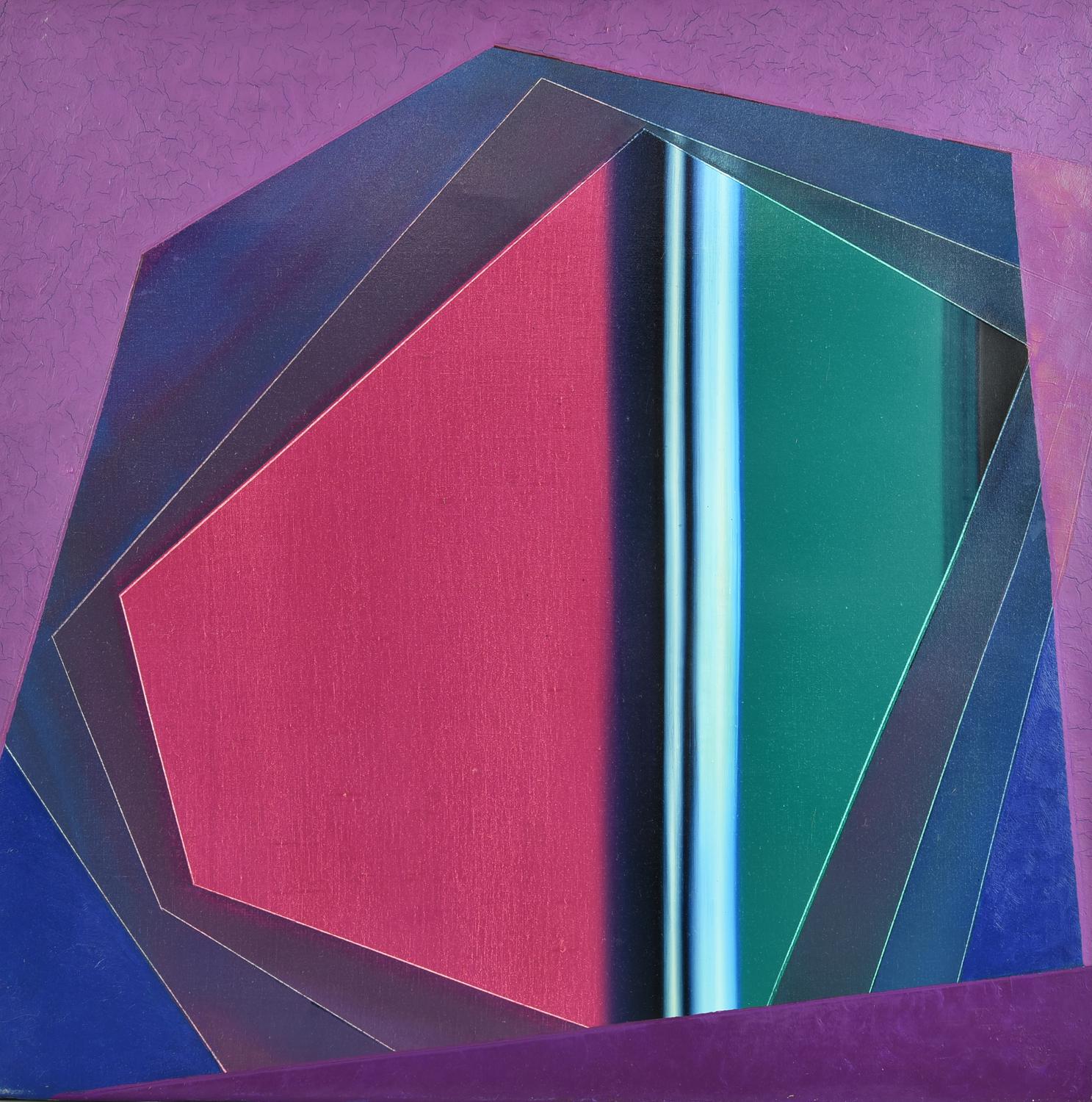 Angelo Maggia (1928) SENZA TITOLO, 1995 olio su tela, cm 50x50 sul retro:...