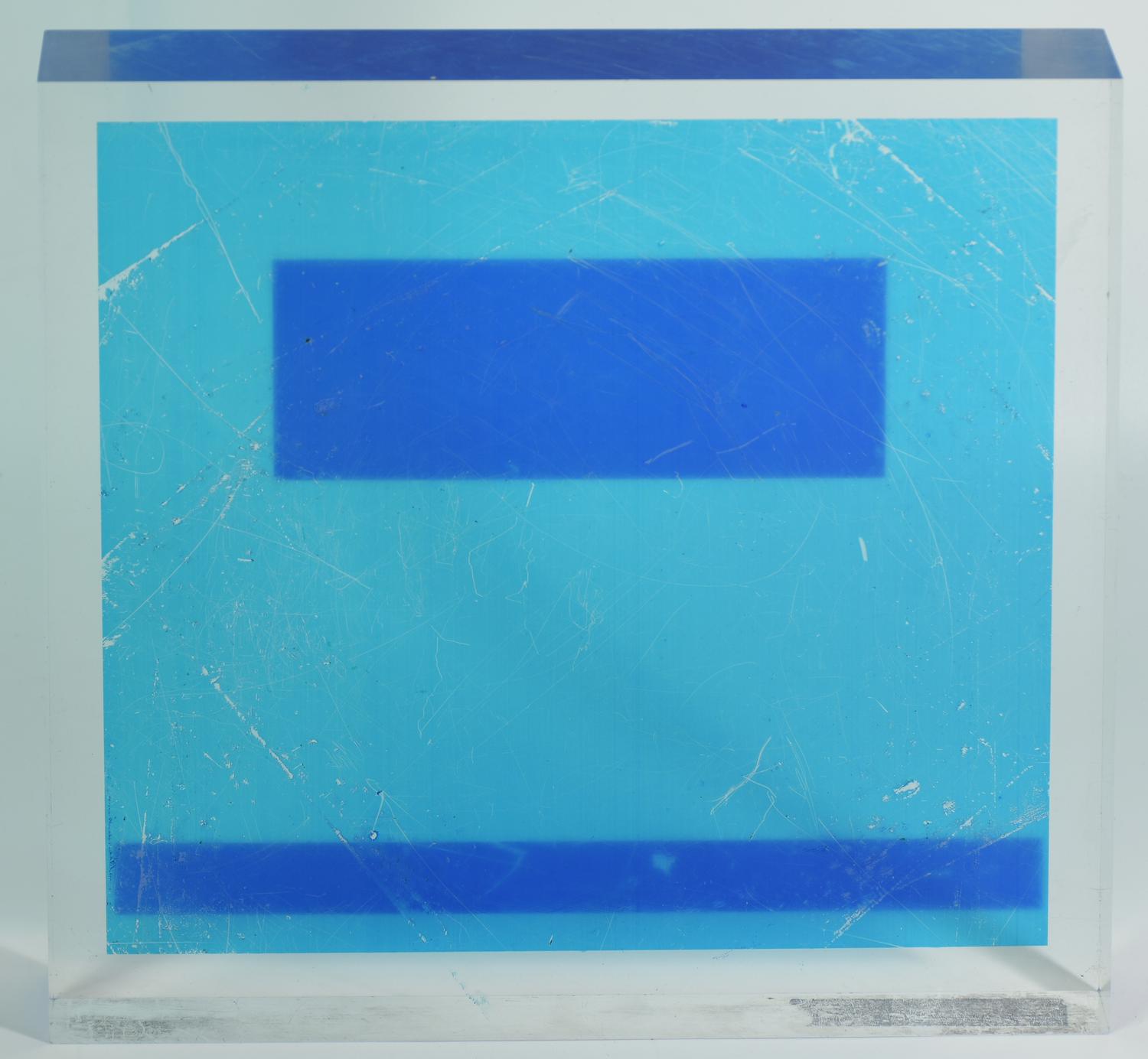 Lucio Battaglia (1929 - 2003) COMPOSIZIONE plexiglass con applicazioni, cm...