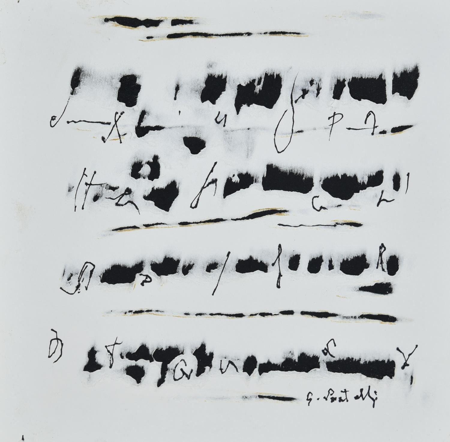 Germano Sartelli (1925 - 2014) SENZA TITOLO, 2007 tecnica mista su tela, cm...