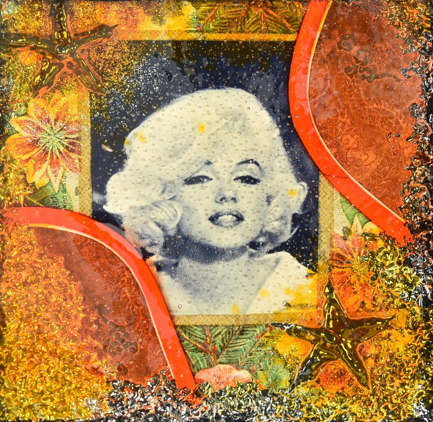 Omar Ronda (1947 - 2017) MARILYN FROZEN, 2014 materie plastiche, cm 20x20...