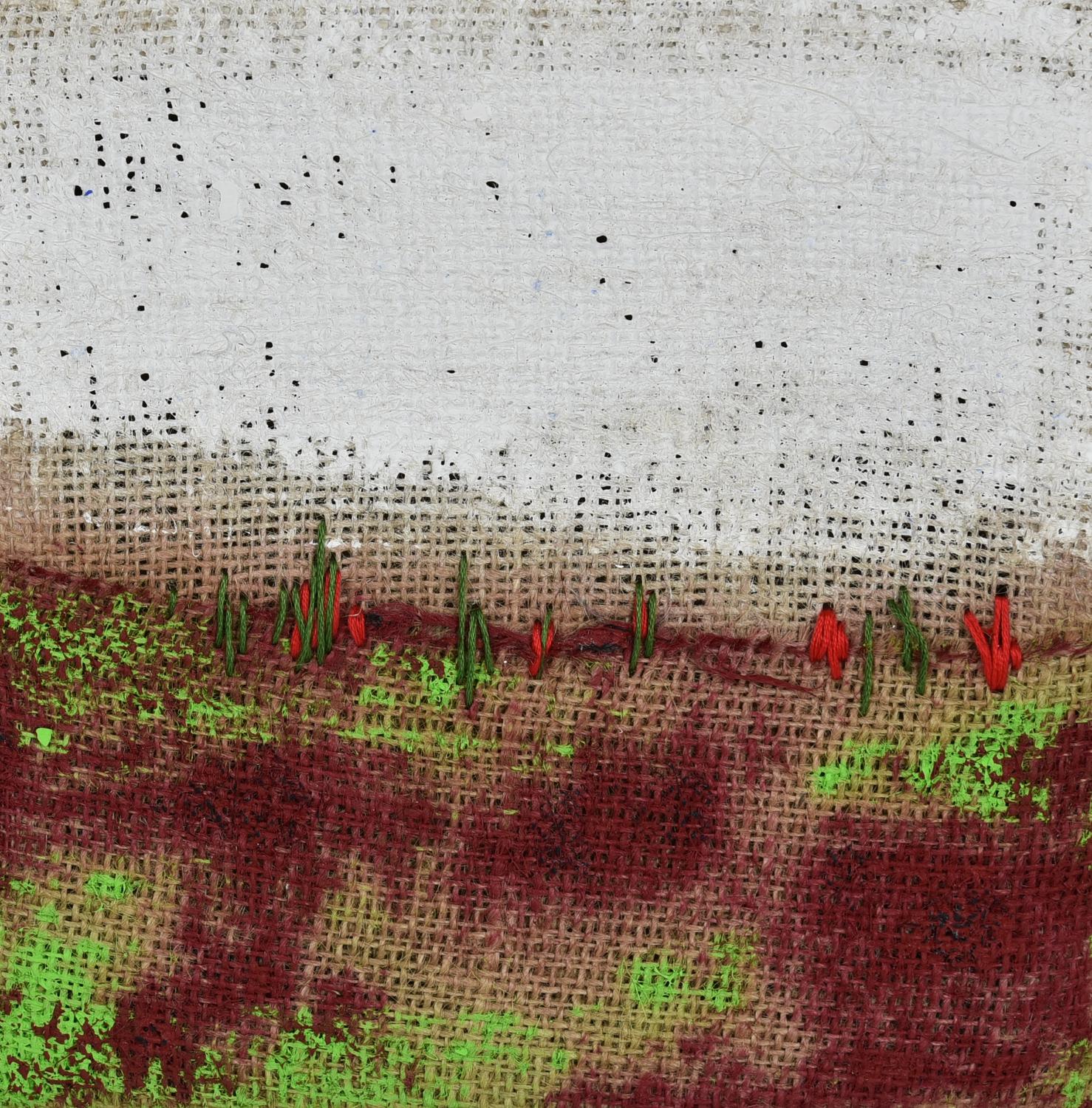 Alessandro Di Cola (1981) ROSSO PEVERARO, 2015 tecnica mista su tela di juta,...