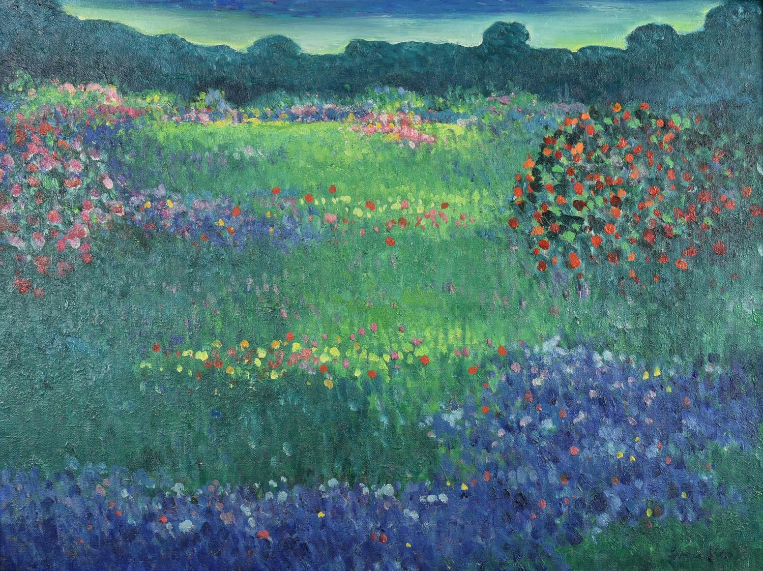 Ettore Fico (1917 - 2004) SENZA TITOLO olio su tela, cm 55x75 firma