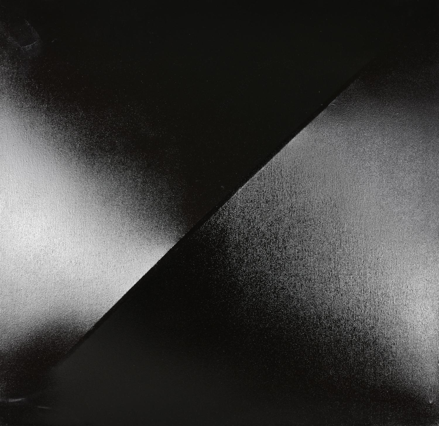 Omar Ludo VISIONE, 2002 acrilico su tela estroflessa, cm 75x75x6 sul bordo:...