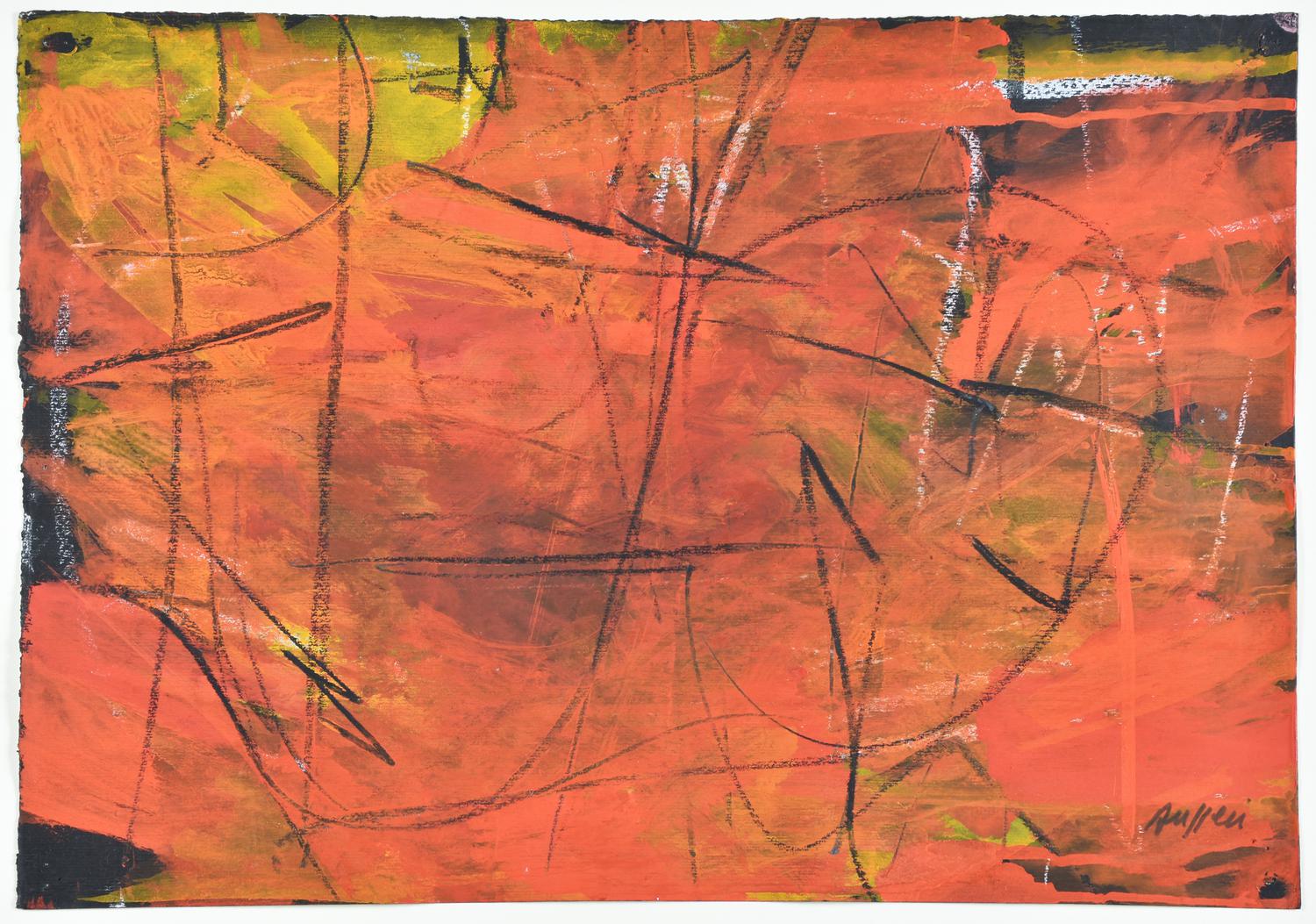 Piero Ruggeri (1930 - 2009) COMPOSIZIONE, 2000 tecnica mista su carta, cm...