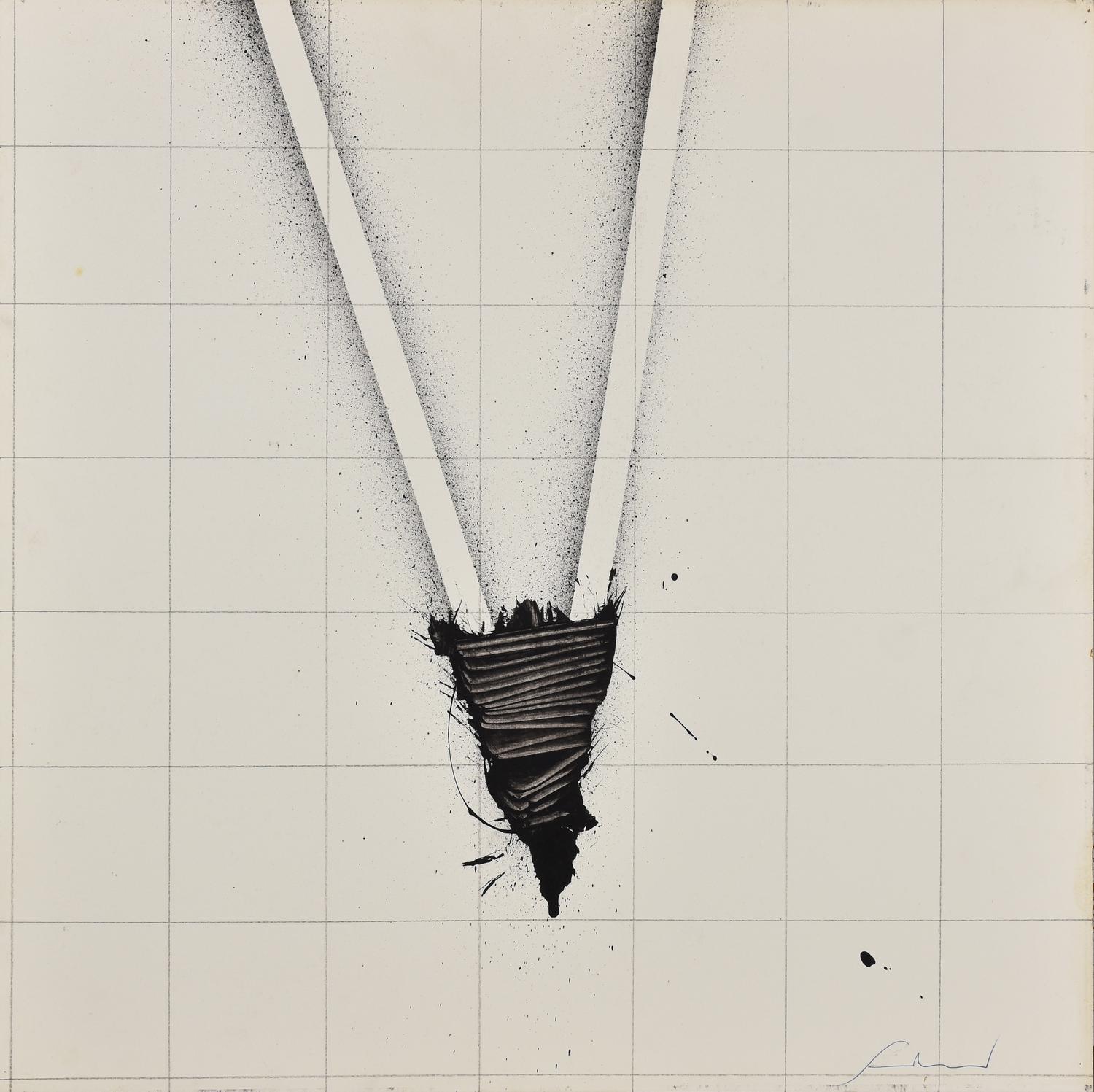 Emilio Scanavino (1922 - 1986) ACRILICO 18, 1971 acrilico su cartone, cm...