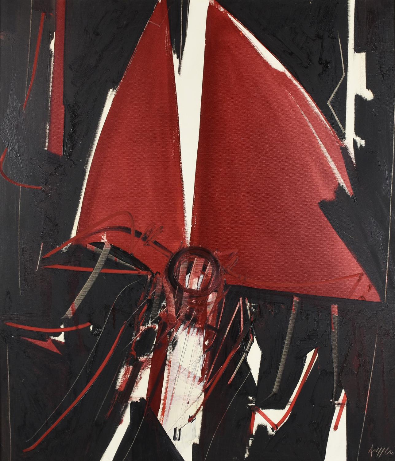 Piero Ruggeri (1930 - 2009) NAPOLEONE ROSSO, 1971 olio su tela, cm 80x70...
