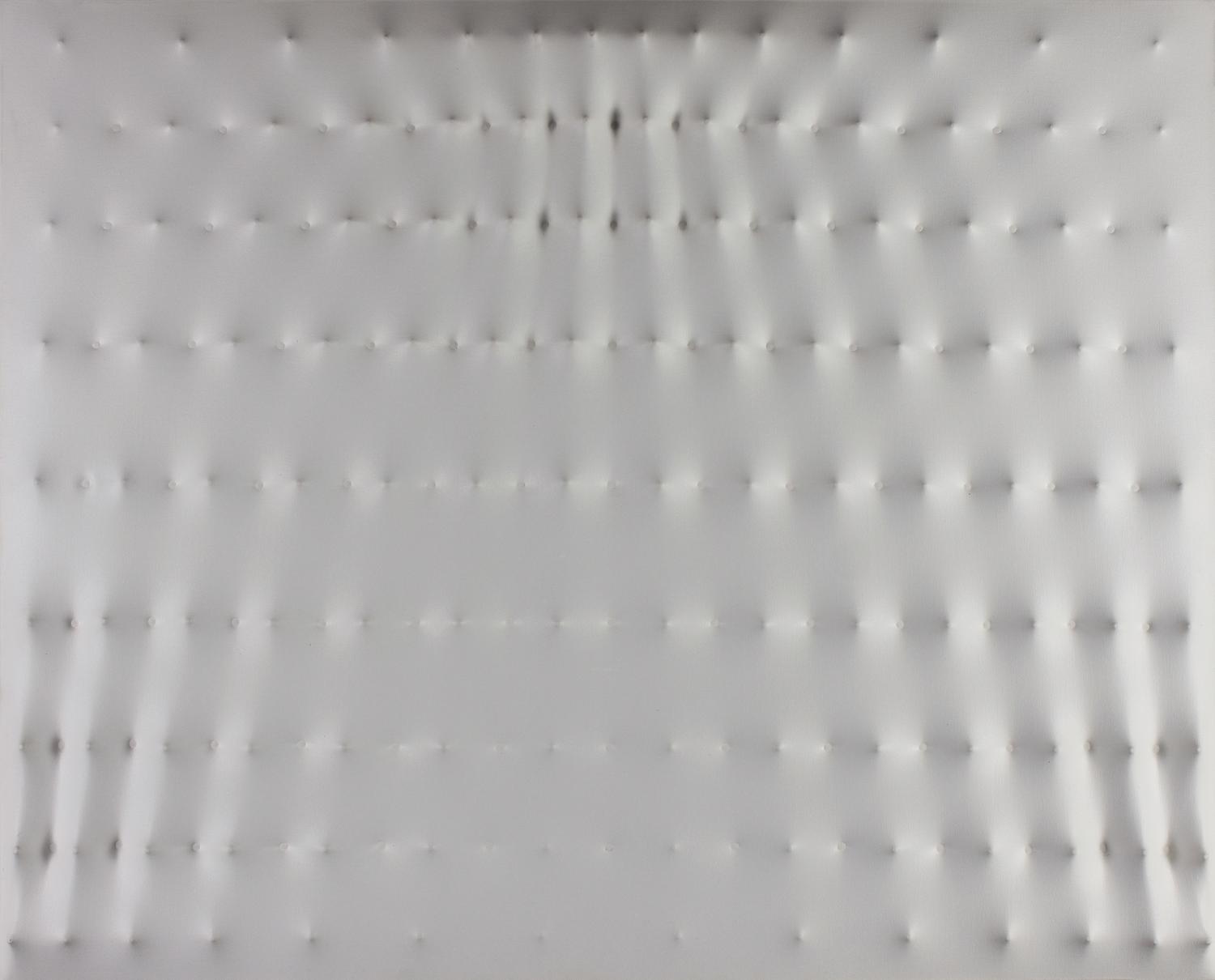 Enrico Castellani (1930 - 2017) SUPERFICIE BIANCA, 1979 acrilico su tela...