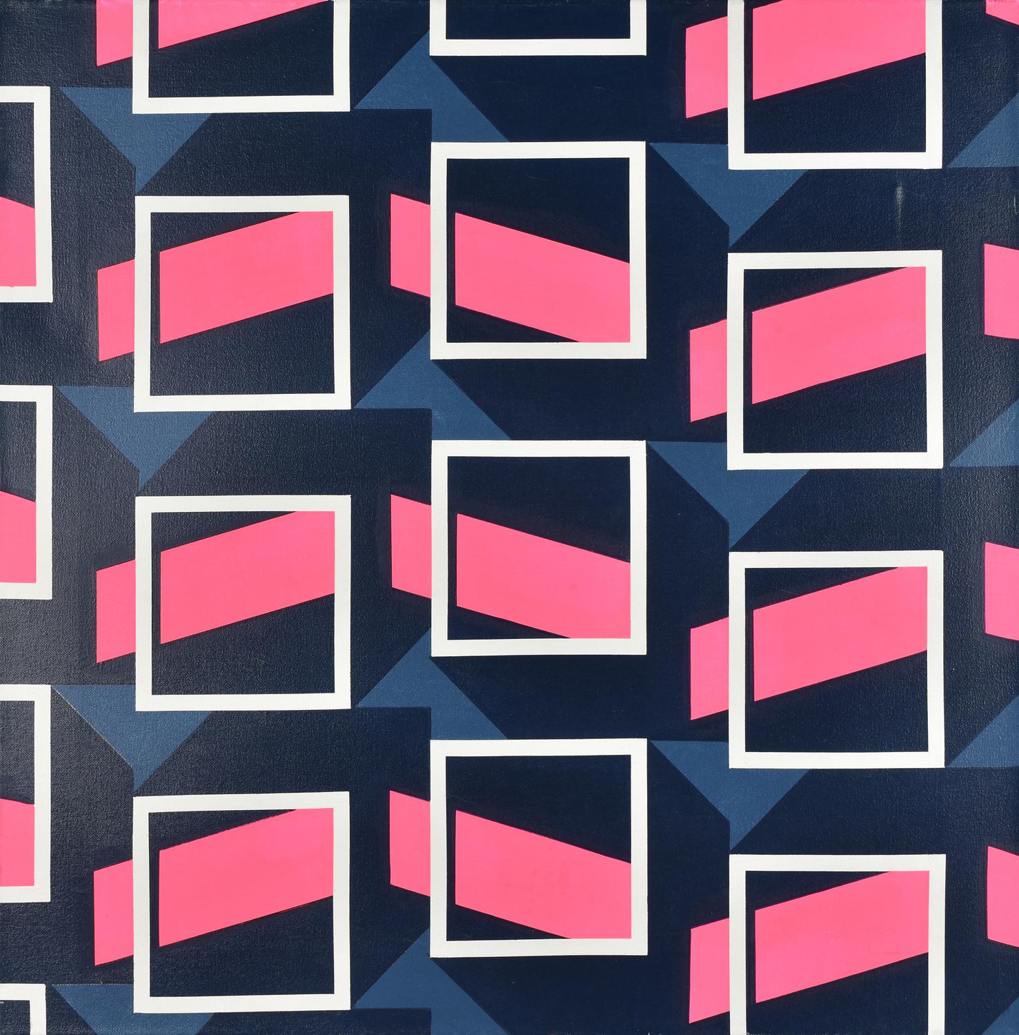 Walter Fusi (1924 - 2013) SENZA TITOLO, 1973 acrilico su tela, cm 60x60 sul...