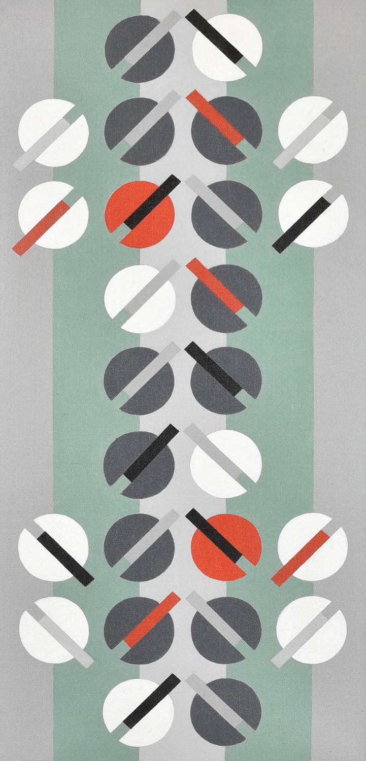 Carlo Nangeroni (1922 - 2018) SENZA TITOLO, 2005 acrilico su tela, cm 74x34...