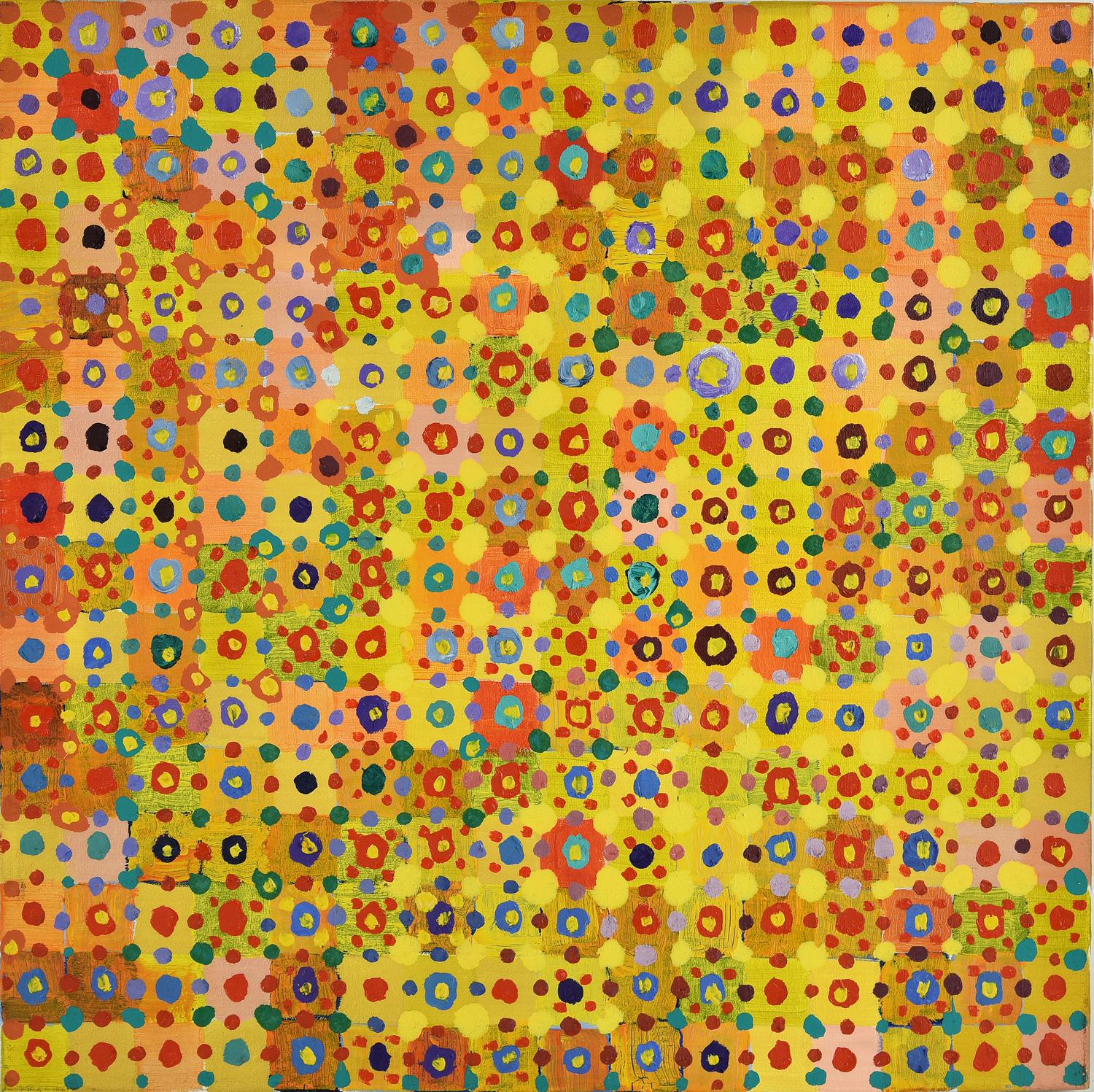 Massimo Kaufmann (1963) SENZA TITOLO, 2009 acrilico su tela, cm 40x40 sul...