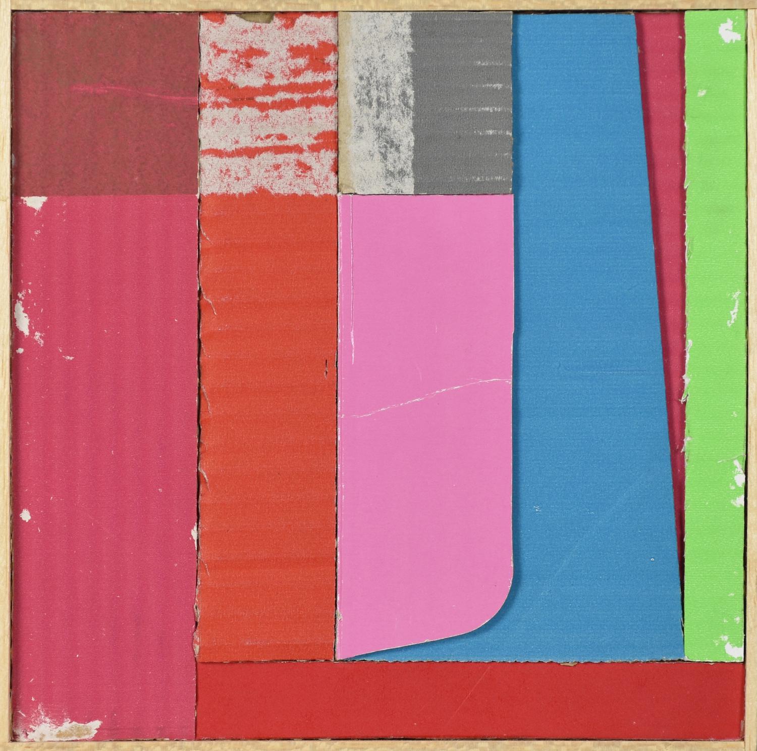 Pedro Zamora (1968) AGOSTO, 2011 cartoni colorati assemblati, cm 20x20 sul...