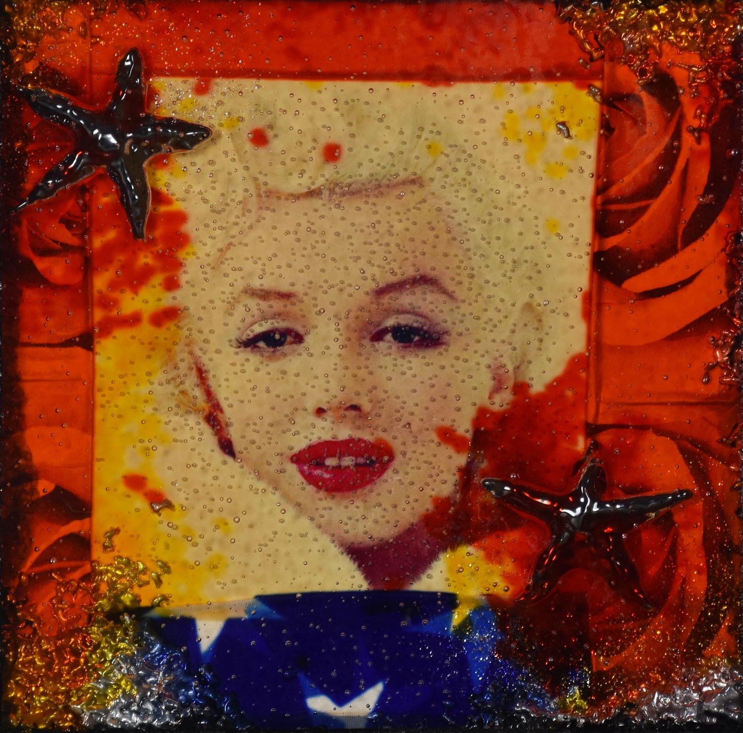 Omar Ronda (1947 - 2017) MARILYN FROZEN, 2014 fotografia e materie plastiche,...