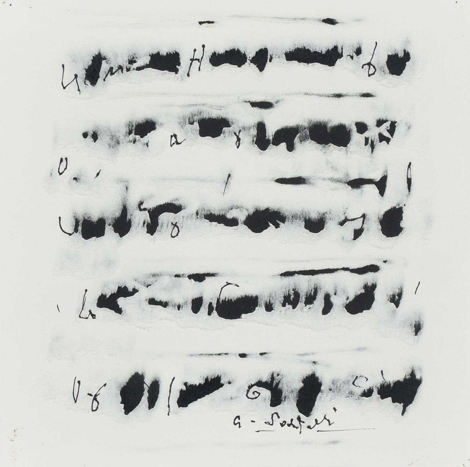 Germano Sartelli (1925 - 2014) SENZA TITOLO, 2007 tecnica mista su cartoncino...