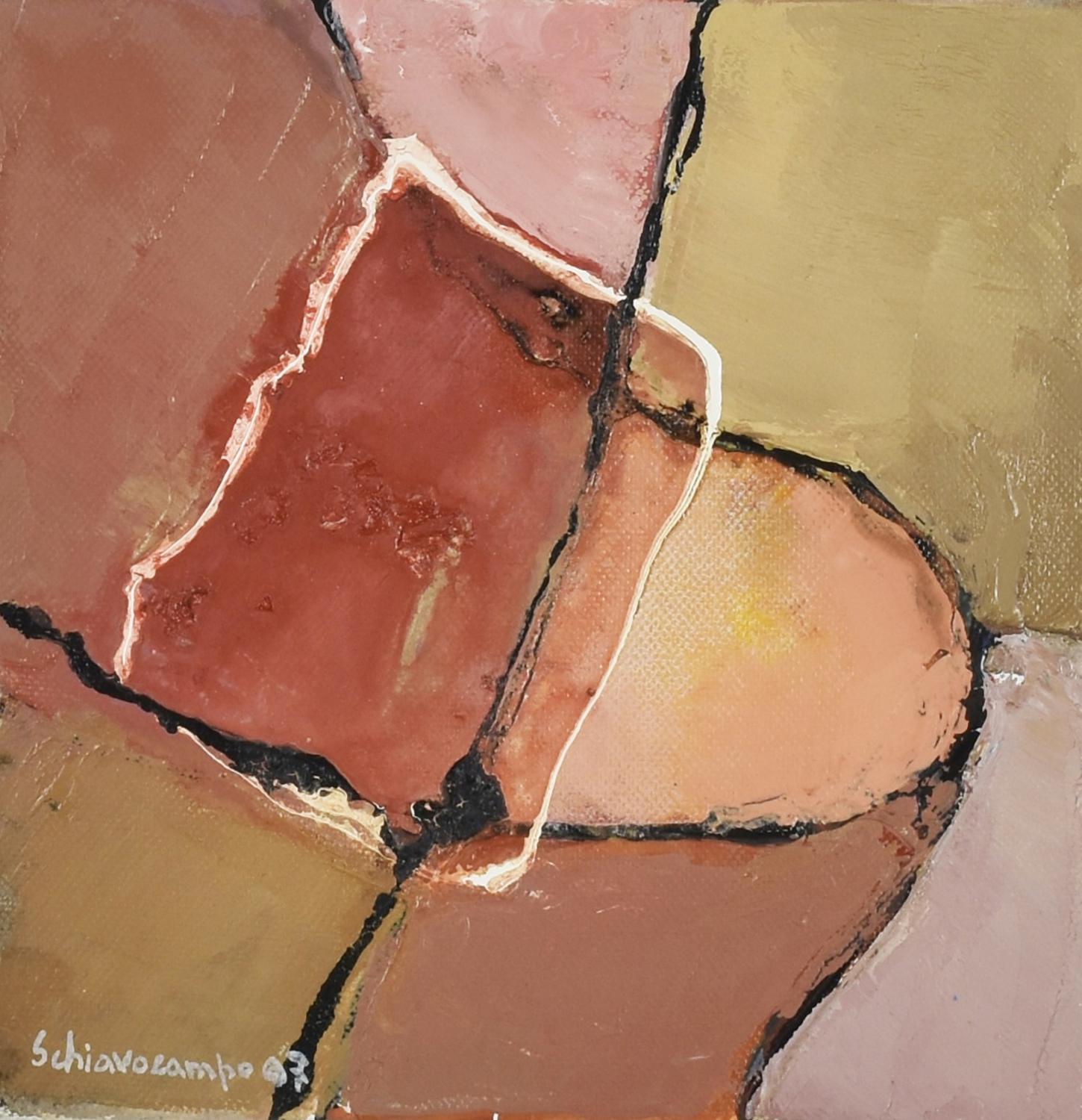 Paolo Schiavocampo (1924 - 2022) SENZA TITOLO, 2007 olio su tela, cm 20x20...