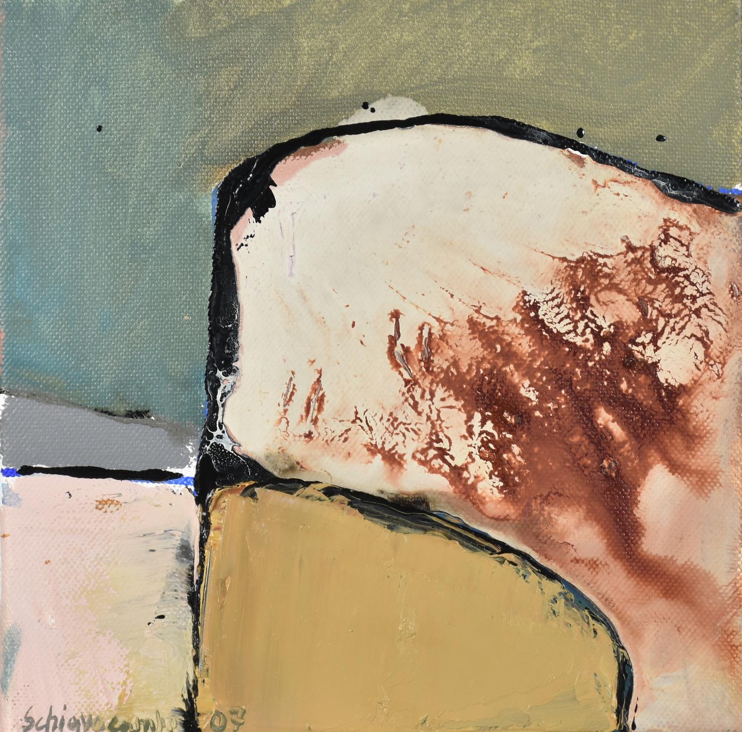 Paolo Schiavocampo (1924 - 2022) SENZA TITOLO, 2007 olio su tela, cm 20x20...