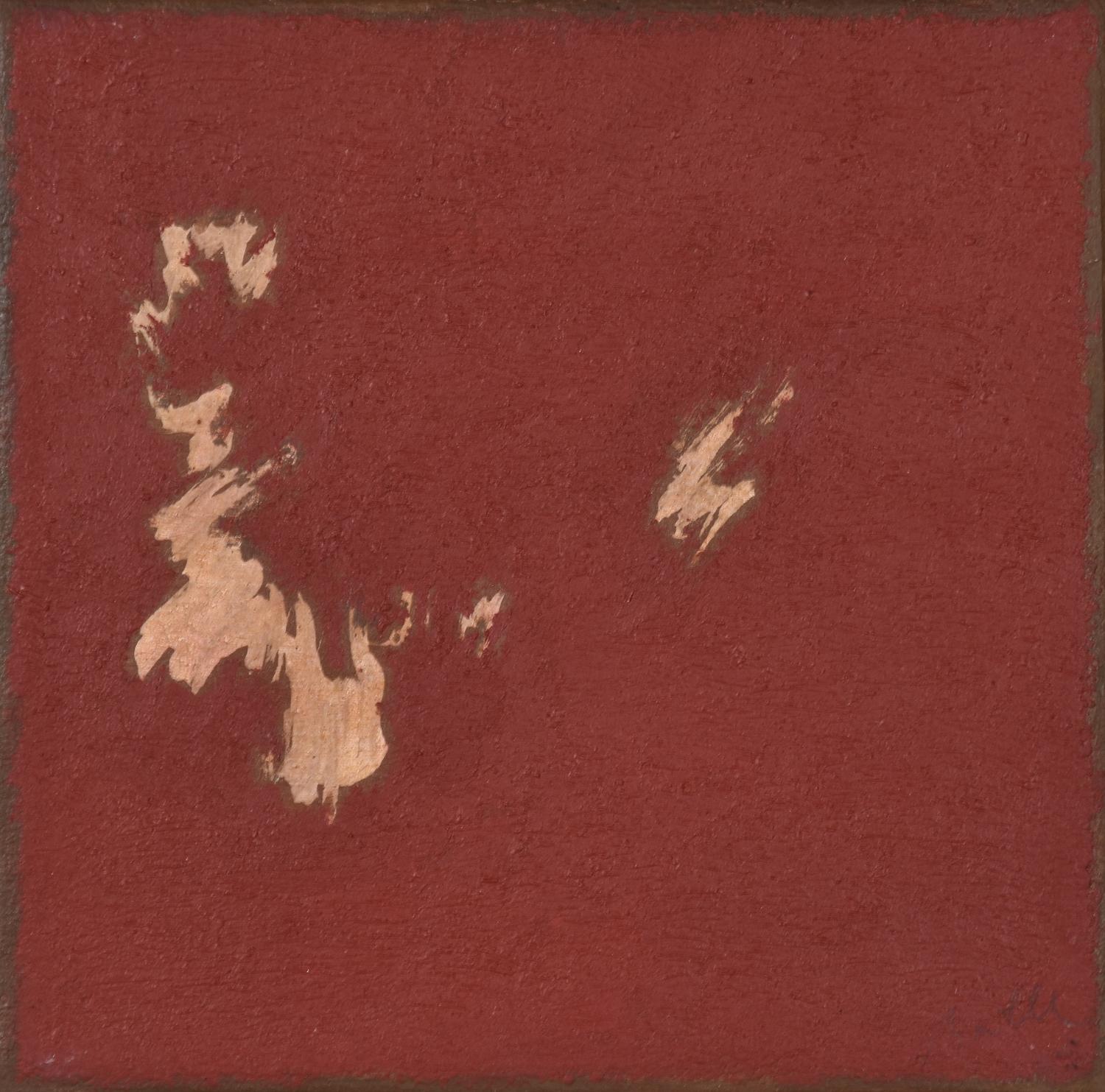 Luigi Boille (1926 - 2015) SENZA TITOLO, 2007 olio su tela, cm 20x20 firma...